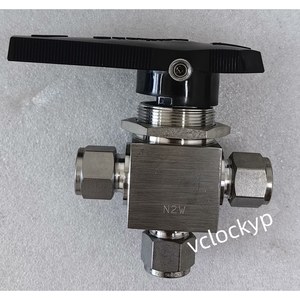 Válvula de Bola de Acero Inoxidable Swagelok Serie 40, Tubo OD, SS-45XS8 Usada - Product Image 1