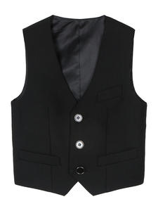 <strong>Boys</strong> Vest Kids <strong>Boys</strong> Gentleman Formal <strong>Suit</strong> Prince Vest <strong>Waistcoat</strong> Pageant Wedding Party Jacket Coat Performance Costumes - Product Image 6