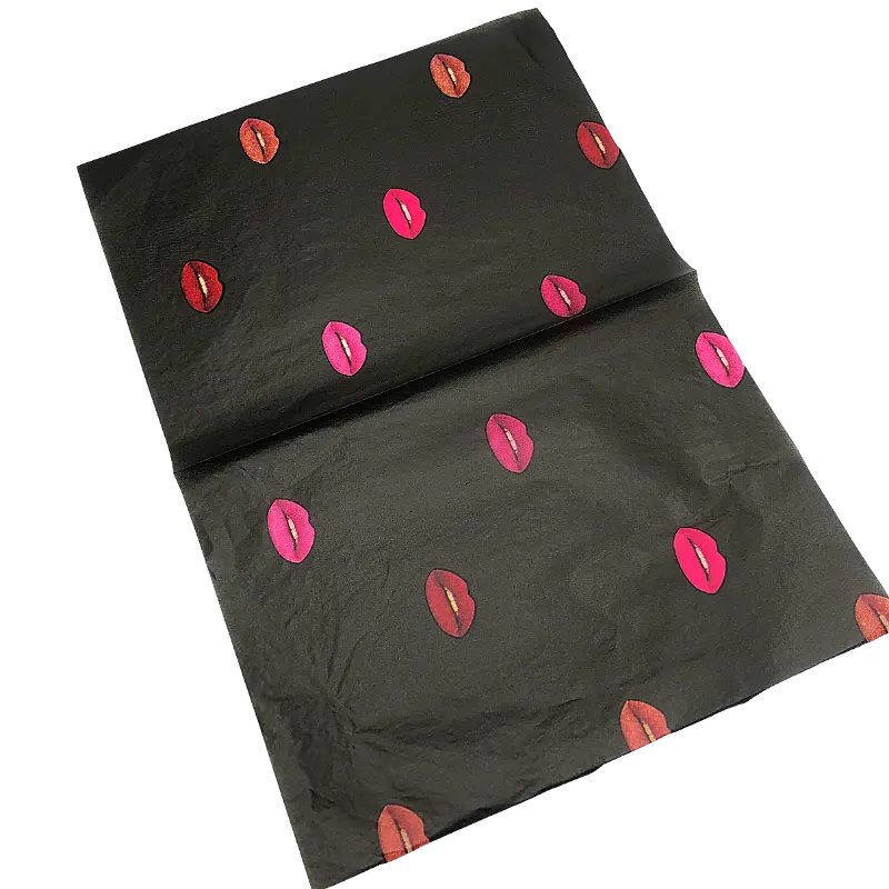 20 Gsm Del Tessuto Rivestito di Seta Personalizzabile Personalizzato Stampato Panno Rotolo di Carta Da Imballaggio