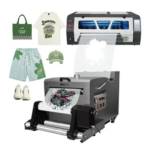 A3 Size XP600 50Cm Breedte Machine Indruk T-shirt Hele T-shirt Drukmachine Impress Drukmachine Dtf Printer