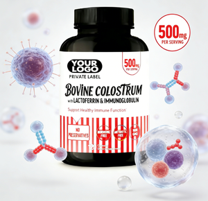<span class=keywords><strong>Capsules</strong></span> de <span class=keywords><strong>colostrum</strong></span> bovin avec immunoglobuline et lactoferrine |   Complément alimentaire pour soutenir l'immunité chez les adultes |   Marque privée - Product Image 5