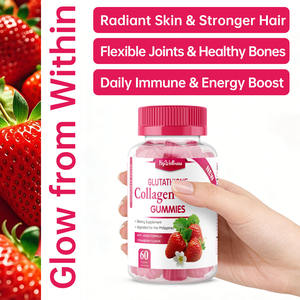 กลูต้าไธโอน คอลลาเจน กัมมี่ สำหรับผิวขาวกระจ่างใส สูตรเฉพาะ OEM แบรนด์ส่วนตัว - Product Image 4