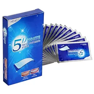 2024Top New 5d Bright White Tooth Strips Non Peroxide Pap V34 Dental Strips Organic Teeth Whitening Strips With Your Brand