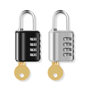 <span class=keywords><strong>Candado</strong></span> de Combinación Impermeable con Llave de Respaldo, <span class=keywords><strong>Candado</strong></span> Antirrobo Duradero para Bolsas, Armarios, Gabinetes, Uso en Viajes - Product Image 3