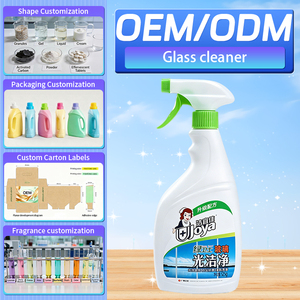 Limpiador de Vidrios Ecológico para <span class=keywords><strong>Baño</strong></span> y Cocina, Detergente Líquido con Eliminación de Manchas y Fragancia a Rosas - Product Image 1