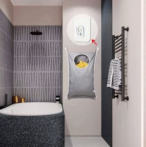 Hot Selling Hanging <b>Laundry</b> Bag Behind the Door Is Suitable for Hanging Dirty Clothes and Saving Space - Product Image 6