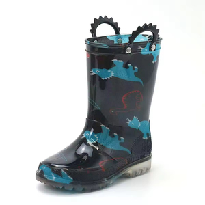 Bottes <span class=keywords><strong>de</strong></span> <span class=keywords><strong>pluie</strong></span> pour enfants YL061 personnalisées, légères, imperméables, en PVC, à prix bas et tendance - Product Image 1