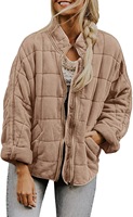 Manteau matelassé long à col montant surdimensionné, épais et respirant, directement de l'usine, en stock, prêt à expédier, pour distributeurs en gros, Vêtements Femme