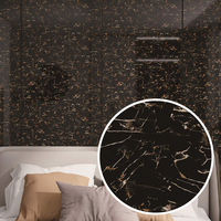 Panneau mural en PVC à texture de pierre, haute performance, vente en gros, pour la décoration intérieure résidentielle et hôtelière, style marbre