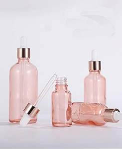 Botellas de Vidrio Rosa al por Mayor con Gotero, Botella con Gotero de 1oz, Rosa, 5ml, 10ml, Vial de Vidrio - Product Image 2