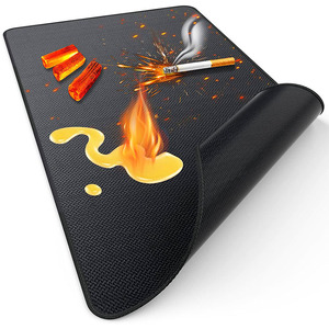Gran oferta, alfombrilla de parrilla de fibra de vidrio resistente al fuego, chimenea interior ignífuga <span class=keywords><strong>y</strong></span> almohadilla de protección de <span class=keywords><strong>brasas</strong></span> para exteriores, accesorios para barbacoa - Product Image 5