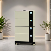 ODMSolar 51.2V 300Ah x 2 30kWh Baterai LiFePO4 Solid State yang Dapat Ditumpuk, 6000 Siklus untuk Penyimpanan Energi Surya Rumah Tangga Off Grid