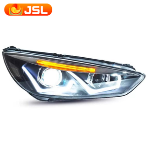 Gruppo Faro Adatto per <span class=keywords><strong>Ford</strong></span> <span class=keywords><strong>Focus</strong></span> <span class=keywords><strong>2015</strong></span> 2016 2017 con Cavo Adattatore LED, Indicatore di Direzione, Luce di Marcia Diurna, Lente e Faro a LED - Product Image 5