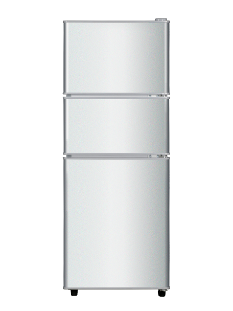 Customized 108L Three Door Refrigerator Top Mount Refrigerator