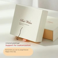 Ensemble de boîtes d'emballage pour bijoux en gros avec sac à main et ruban, étui cadeau carré rose et blanc