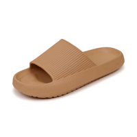 Sandales décontractées BreezeStep confortables en EVA pour l'intérieur, avec plateforme épaisse et imprimés nuage pour l'été