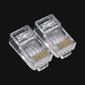 Connettore Modulare <span class=keywords><strong>RJ45</strong></span> PUXIN CAT5 CAT6 UTP Non Schermato per Cavo Ethernet 8P8C Pass-through per Uso Domestico e Ufficio - Product Image 6