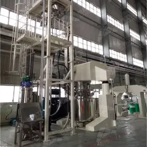 High viscosity silicone adhesive sealant vacuum mixer production line