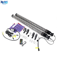 Antennes spirales de 3 pieds pour télécommande musicale APP, contrôle ATV UTV, antennes LED RGB, lumières LED hyper épaisses pour Polaris RZR pour Maverick X3