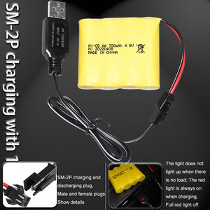 מפעל <span class=keywords><strong>4.8V</strong></span> <span class=keywords><strong>700mAh</strong></span> ניקל קדמיום סוללות חבילה נטענת תא <span class=keywords><strong>AA</strong></span> rc אש משאית צעצוע jeep רכב סוללה אוהדי - Product Image 5