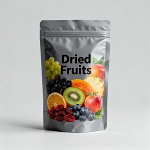 Food Grade Aluminum Foil Moisture Proof Stand up Pouches with Heat Seal and <b>Zip</b> Lock for Snack Dried Fruit Candy Chips Packaging - Product Image 1