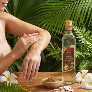 Aceite de Coco Virgen Orgánico Chiwadi 500ml. Producto Valioso como Complemento a la Dieta y a las Rutinas Diarias de Autocuidado - Product Image 1