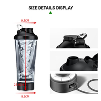Fonwhy 700ml Portable Plastique Gym Sport Fitness Bouteille Automatique Mélange Protéine Poudre pour Lactosérum USB Shaker Électrique