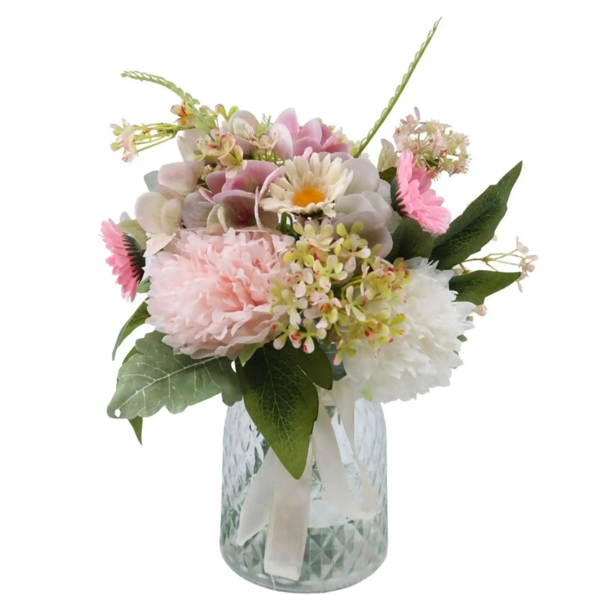 Artificial flowers in Vase