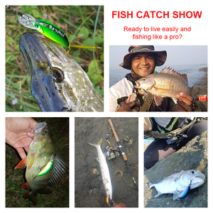 XinV usine Offre Spéciale <span class=keywords><strong>Banshee</strong></span> leurre CM003 plongeurs profonds leurre flottant hochet manivelle eau douce attirail Wobblers bar leurres de pêche - Product Image 6