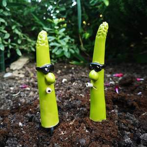 Anime Entourant Asperges Jardin Piquets en <span class=keywords><strong>bois</strong></span> Plante Logo Résine Artisanat Jardin Piquets Plante Artisanat - Product Image 5