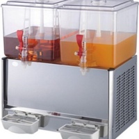 Nouveauté Distributeur de jus de fruits froid de type pulvérisation à 1 et 2 réservoirs Distributeur de boissons froides Distributeur de jus Machine à slush