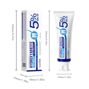 OEM SADOER Marque privée <span class=keywords><strong>Dentifrice</strong></span> Hydroxyapatite Produit blanchissant <span class=keywords><strong>pour</strong></span> les soins bucco-dentaires <span class=keywords><strong>pour</strong></span> l'élimination du <span class=keywords><strong>tartre</strong></span> profond et l'alimentation - Product Image 6