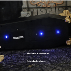 Scheletro Luminoso Animato con Suoni per Halloween, Decorazione Elettrica per Casa Stregata, Oggetto di Scena Animatronico - Product Image 4