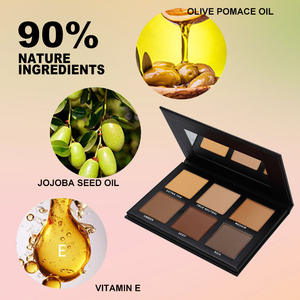 Paleta Profesional de Polvo Prensado <span class=keywords><strong>Micolor</strong></span> para Maquillaje de Larga Duración con Sombra de Ojos, Bronceador, Iluminador y Contorno para Rostro - Product Image 3