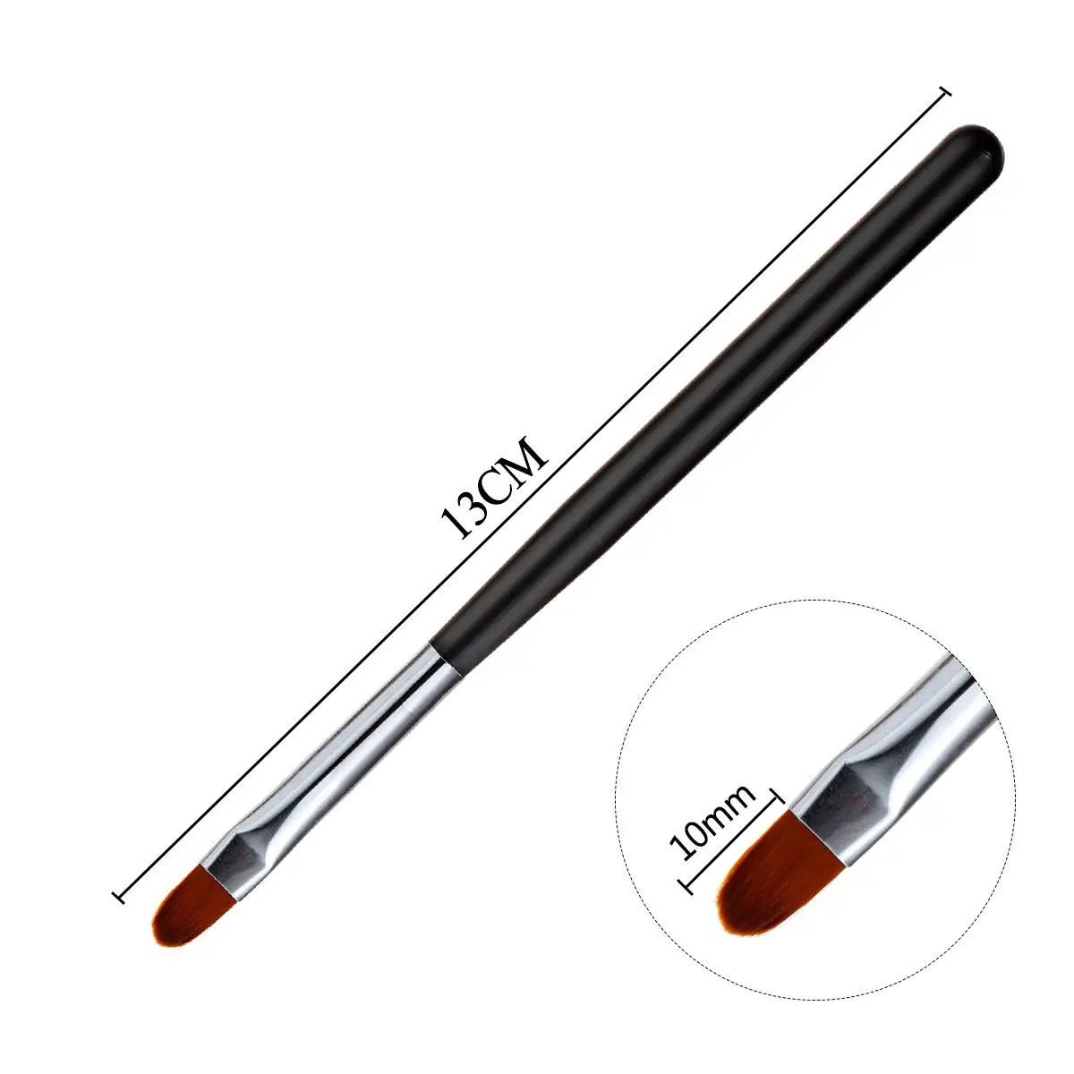 Hersteller Nail Art Phototherapie Nagellack Kleber Gradient Blurring Pen Gradient Pen DIY Rund bürste