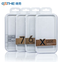 Boite plastique transparente pour téléphone, boîte d'emballage en acrylique transparente, en stock, livraison rapide, 10 pièces