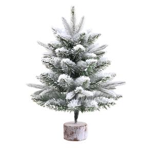 Simulation cryptée ornements d'arbre de Noël décoration mise en scène pied en plastique <span class=keywords><strong>neige</strong></span> floqué arbre de Noël nu - Product Image 2