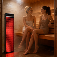 Panneau de luminothérapie infrarouge rouge pour sauna, résistance aux hautes températures IP65 jusqu'à 90°C, thérapie par lumière rouge, infrarouge, orange et bleue pour spa