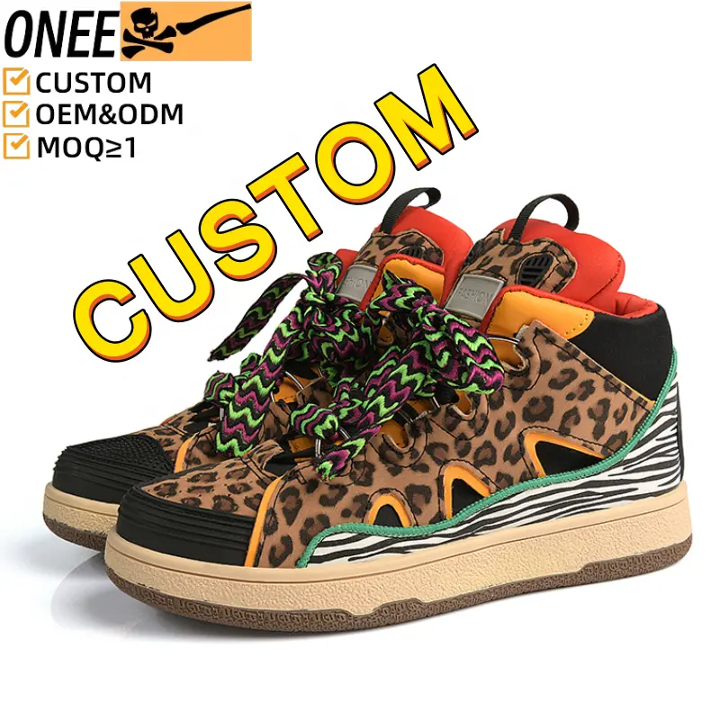 Factory Customized Logo Sport Sneaker High Quality Men Retro Shoes Custom Basketball Shoes Skateboarding Shoes Height Increasing