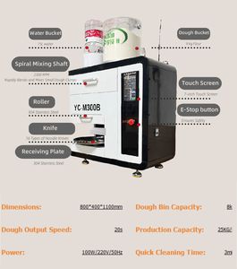 Macchina Automatica per Noodle <span class=keywords><strong>in</strong></span> Acciaio Inox Commerciale. Adatta per Preparare Noodle Fritti, Ramen, Lo Mein e <span class=keywords><strong>Pasta</strong></span> nelle Fabbriche di Cereali. - Product Image 4