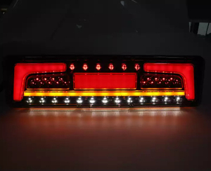 12/24V <span class=keywords><strong>LED</strong></span> <span class=keywords><strong>feu</strong></span> arrière de camion clignotant feux de freinage arrière lampe de signalisation de recul remorque camion Bus <span class=keywords><strong>caravane</strong></span> camping-car lampe d'avertissement - Product Image 2