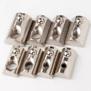 <span class=keywords><strong>Acier</strong></span> inoxydable M4/M5/M6/M8 Drop-in T-nuts slider Block Spring Ball Loaded T-nuts For 10 Slot 4545 Aluminum Profile - Product Image 4
