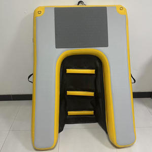 Nieuw product honden drijfplank dubbele laag hondenladder opblaasbaar <span class=keywords><strong>puppy</strong></span> board helling huisdier waterspeelgoed - Product Image 3