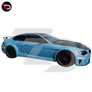 Venta de Fábrica: Kit de Carrocerí<span class=keywords><strong>a</strong></span> Estilo ZD, Parachoques, Capó, Faldones Laterales y Alerón para <span class=keywords><strong>BMW</strong></span> Serie 6 E63 E64 650 630 645 2004-2010 - Product Image 5