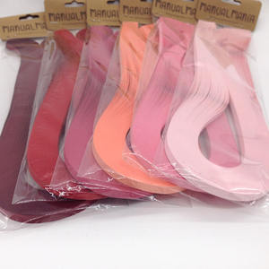 Papier de <span class=keywords><strong>Quilling</strong></span> fait à la main de couleurs rouges pour l'artisanat - Product Image 1