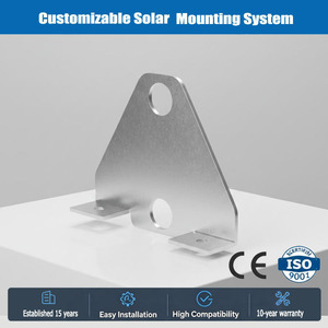Système de protection anti-neige pour panneaux solaires photovoltaïques sur toiture, avec double support de fixation - Product Image 1