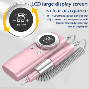 Máquina de manicura recargable de 45000 RPM, juego de limas de uñas portátiles, envío desde EE. UU. - Product Image 6