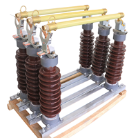 YONGCELE RW5-35/HRW5-35 Outdoor Drop-out HV Fuse Cutout 35kV 100A/200A 50Hz Porcelain/Silicone Rubber Insulator Expulsion Type