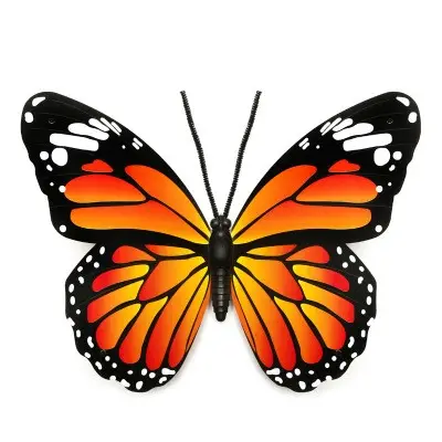 Рекламные уличные 3D украшения в виде бабочек, съемные 40 см пользовательские украшения в виде бабочек для сада