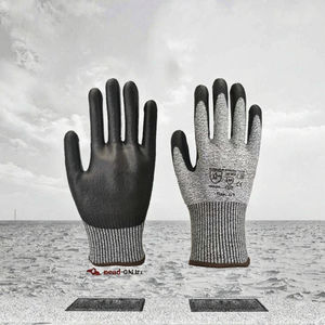 Guantes de Trabajo WESTON para Hombre, Tejidos en Nailon y Spandex Gris, Calibre 15, Resistentes al Aceite, Antideslizantes, Resistentes a Cortes, Transpirables y Cómodos para Jardinería - Product Image 3
